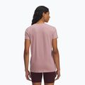 Trainingsshirt Damen Under Armour Rival Logo tourmaline pink/maroon mist 2