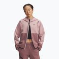 Damen-Sweatshirt Under Armour Unstoppable Fleece HZ tourmaline pink/maroon mist/black