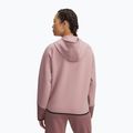 Damen-Sweatshirt Under Armour Unstoppable Fleece HZ tourmaline pink/maroon mist/black 2