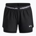Trainingsshorts für Kinder Under Armour UA Tech Play Up 2IN1 Shorts black/black/white