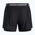 Trainingsshorts für Kinder Under Armour UA Tech Play Up 2IN1 Shorts black/black/white 2