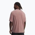 Trainings-T-Shirt Herren Under Armour Project Rock Heavyweight Oversized maroon mist/black 2