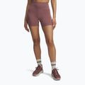 Damen Trainingsshorts Under Armour Project Rock Middie maroon mist/black