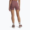 Damen Trainingsshorts Under Armour Project Rock Middie maroon mist/black 2