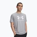 Herren T-Shirt Under Armour Sportstyle Logo Update steel light heather/white