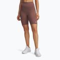 Damen Trainingsshorts Under Armour Motion Bike EMEA Sierra Taupe/Weiß