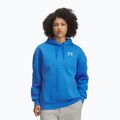 Hoodie Sweatshirt Damen Under Armour Icon Fleece Hoodie blue atlantis/white