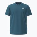 Herren-T-Shirt Under Armour Logo Emb Heavyweight boundless blue/white