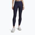 Damen-Trainingsleggings Under Armour HeatGear Leggings midnight navy/white