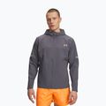 Herren Trainingsjacke Under Armour Tech Utility Woven castlerock/orange bloc