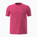 Herren Training-T-Shirt Under Armour Vanish Seamless Novelty bittersweet pink/black