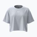 Damen-Trainingsshirt Under Armour Rival Boxy Tee Solid distant gray medium heather/white