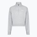 Damen-Sweatshirt Under Armour Rival Fleece Script HZ mod gray light heather/white