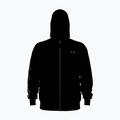 Herren-Sweatshirt Under Armour Rival LW Graphic FZ black/black