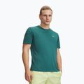 Herren Trainings-T-Shirt Under Armour Tech Taping rack green/fade green