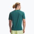 Herren Trainings-T-Shirt Under Armour Tech Taping rack green/fade green 2