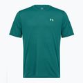 Herren Trainings-T-Shirt Under Armour Tech Taping rack green/fade green 4