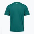 Herren Trainings-T-Shirt Under Armour Tech Taping rack green/fade green 5