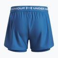 Trainingsshorts für Kinder Under Armour UA Tech Play Up 2IN1 Shorts aegean blue/white 2