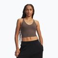 Damen-Trainingsshirt Under Armour Meridian Support Tank peppercorn/peppercorn