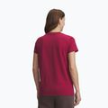 Damen-T-Shirt Under Armour Rival Core claret/white 2