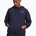 Herrenpullover Under Armour Rival Fleece Hoodie midnight navy/white 3