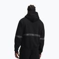 Herrenpullover Under Armour Icon Fleece Taped Full Zip ultimate black/white 2