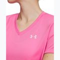 Damen-Trainingsshirt Under Armour Tech SSV Solid pink frenzy/prime pink 3