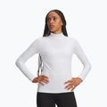 Damen-Trainingslangarmshirt Under Armour ColdGear Mock LS white/halo gray