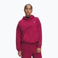 Damenpullover Under Armour Icon Fleece Hoodie claret/white