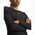 Damen-Trainingslangarmshirt Under Armour ColdGear Crew ultimate black/white 3