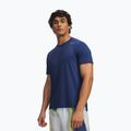 Herren-Laufshirt Under Armour Velociti Pro SS blackout navy/reflective