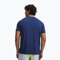 Herren-Laufshirt Under Armour Velociti Pro SS blackout navy/reflective 2
