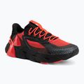 Trainingsschuhe Under Armour Halo Trainer Sport black/racer red/metallic gun metal