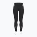 Damen-Trainingsleggings Under Armour Meridian Contour Stirrup Leggings ultimate black/white/ultimate black