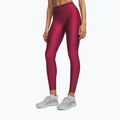 Damen-Trainingsleggings Under Armour HeatGear Leggings claret/ox blood