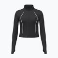 Damen-Trainingssweatshirt Under Armour Meridian Contour Full Zip ultimate black/white/ultimate black
