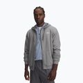 Herrenpullover Under Armour Rival Fleece Full Zip castlerock light heather/black