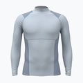 Herren-Trainingslangarmshirt Under Armour Coldgear Elite Comp Mock blue fog/blue wind/reflective