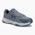 Herren Trainingsschuhe Under Armour Edge Leather gravel/blue fog/blackout navy