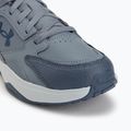 Herren Trainingsschuhe Under Armour Edge Leather gravel/blue fog/blackout navy 7
