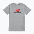 Kinder-Shirt New Balance Jersey Stacked Logo Tee athletic grey heather 6