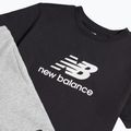 Kinder-Set New Balance Stacked Logo Tee & FT Short nb caviar 10