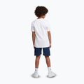 Kinder-Set New Balance Stacked Logo Tee & FT Short nb bright white 2