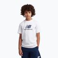 Kinder-Set New Balance Stacked Logo Tee & FT Short nb bright white 4