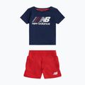 Kinder-Set New Balance Contrast Athletic Tee & Nylon Short nb navy