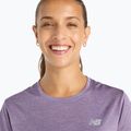 Damen T-Shirt New Balance Athletics candied violet heather 5