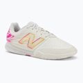 Fußballschuhe New Balance Furon Pro V8 IN pink heat/sea salt/gold metallic