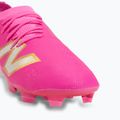 Fußballschuhe New Balance Schuhe Furon Elite V8 SG pink heat/sea salt/gold metallic 7