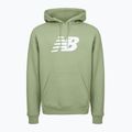 Herren Sweatshirt New Balance Core Brushed Hoodie oregano 6